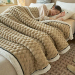 Coral Flannel Winter Thicken Thermal Cover Blanket - EX-STOCK Canada