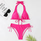 Sexy Bikini Swimsuit Strap Solid Color - EX-STOCK Canada