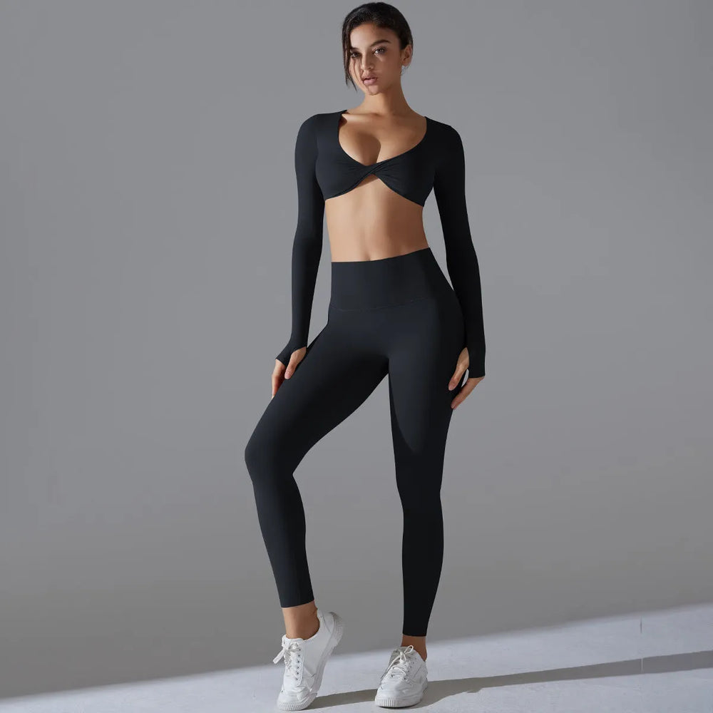 Women's Gym Clothes 2pcs set Yoga Fitness wear - EX-STOCK CANADA