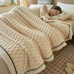 Coral Flannel Winter Thicken Thermal Cover Blanket - EX-STOCK Canada