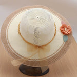 New Summer Outdoor Sunshade UV Protection Wide Brim Crotchet Sun Hat with neck flap for women - EX-STOCK Canada