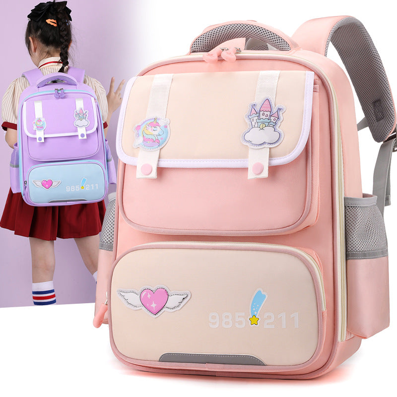 Children's Schoolbag British Style Lightweight And Wear-resistant EX-STOCK