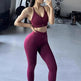 C3M European And American High Waist Sweat-absorbent Workout Clothes Sling Yoga Suit - EX-STOCK CANADA
