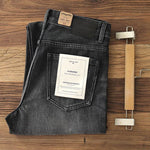 Denim Cotton Men's Heavy Black Washed Denim Jeans Pant trouser - EX-STOCK Canada