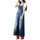 Casual All-match Mop Denim Suspender Dress - EX-STOCK Canada