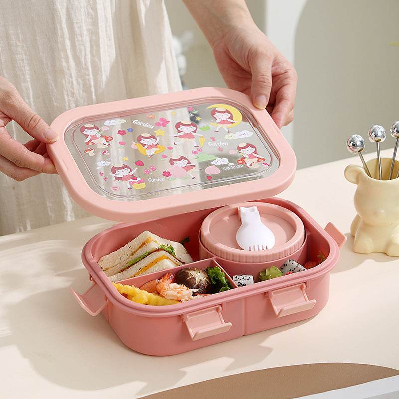 Kids Plastic Lunch Container Bento Lunch Box - EX-STOCK Canada
