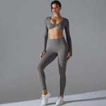 Women's Gym Clothes 2pcs set Yoga Fitness wear - EX-STOCK CANADA