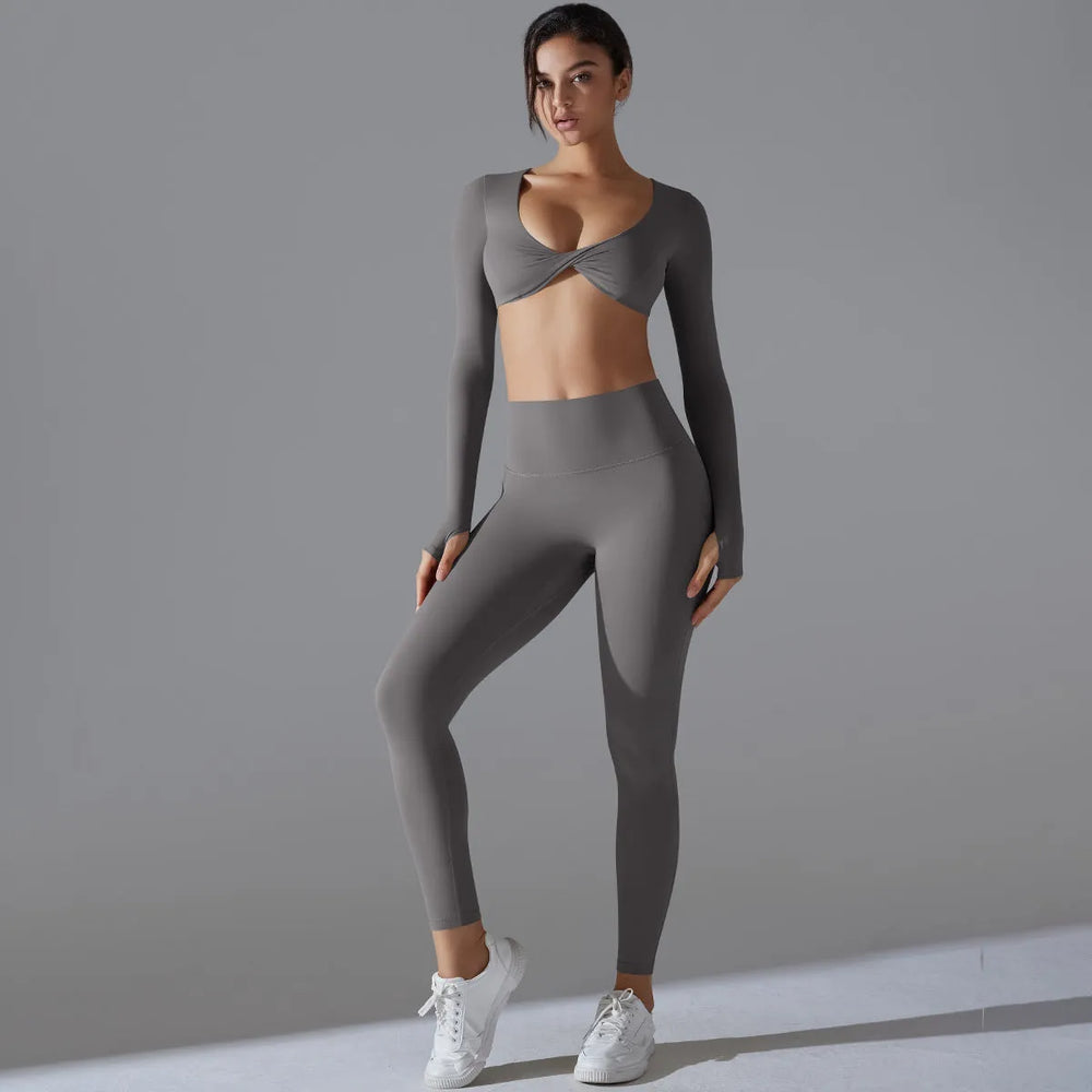 Women's Gym Clothes 2pcs set Yoga Fitness wear - EX-STOCK CANADA