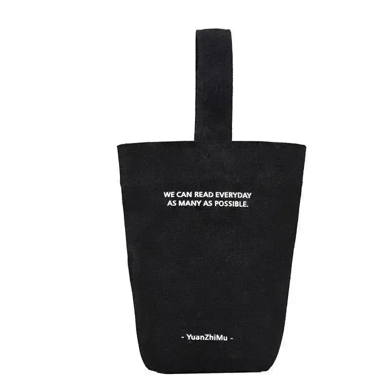 Canvas Lunch Solid Color Canvas Bag - EX-STOCK CANADA