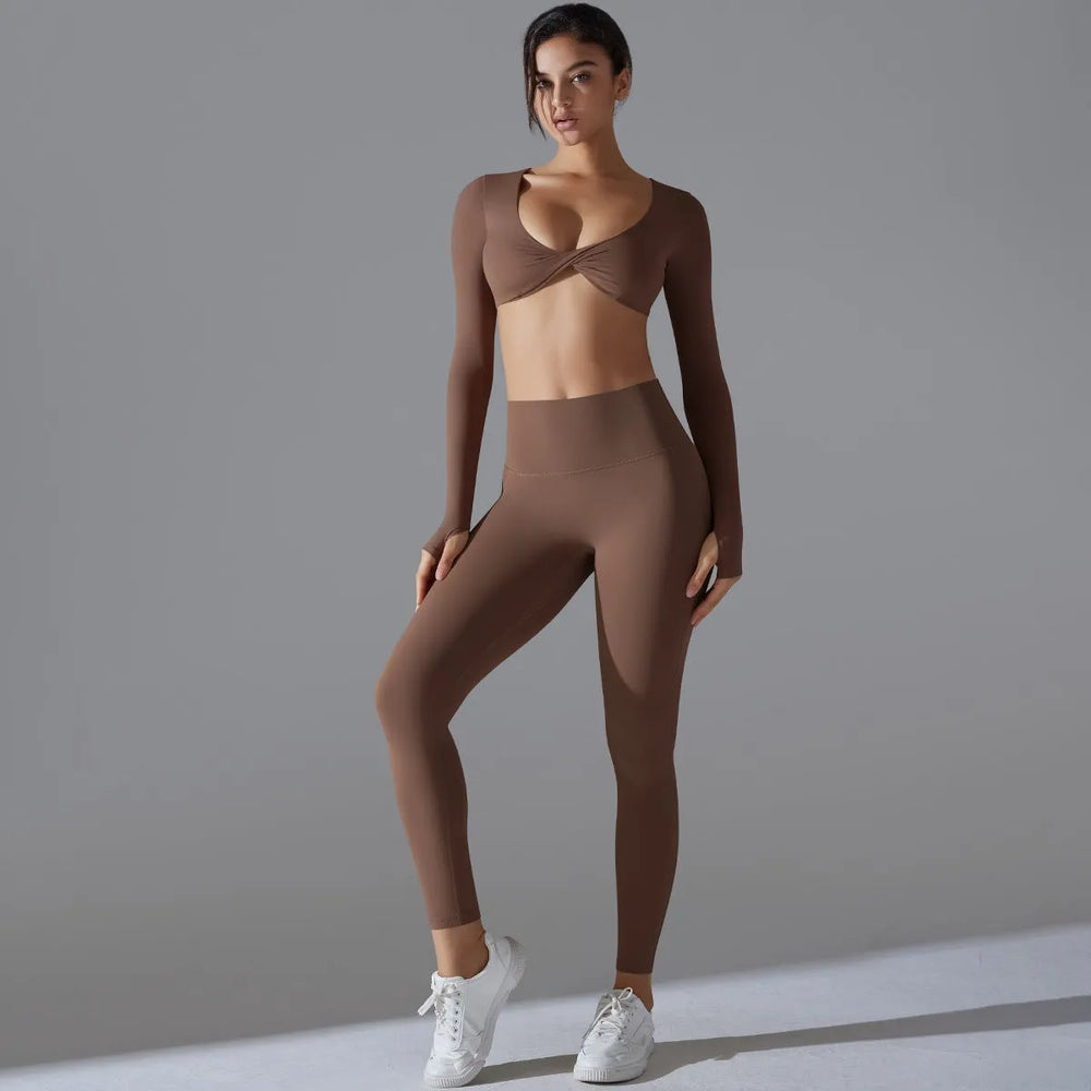 Women's Gym Clothes 2pcs set Yoga Fitness wear - EX-STOCK CANADA