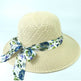 Summer Women's Wide Brim Bowknot All-Match woven Sun Hat - EX-STOCK Canada