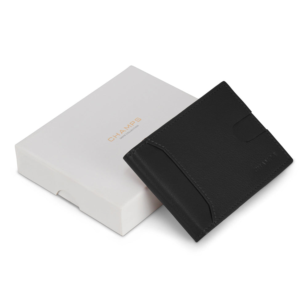 Onyx / Leather Bi-Fold Clip Wallet EX-STOCK Canada 