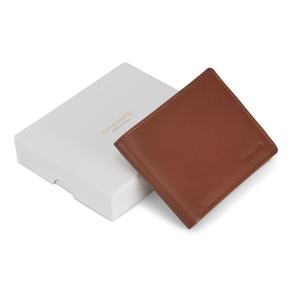 Onyx / Leather Zip Bi-Fold Wallet EX-STOCK Canada 