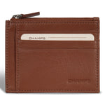 Onyx / Leather Zip Card Case EX-STOCK Canada 
