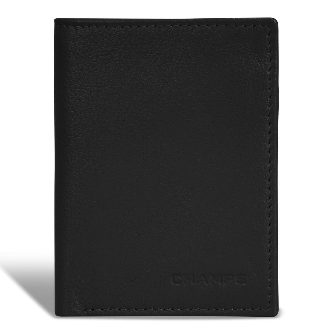Onyx / Leather Vertical Slim Wallet EX-STOCK Canada 