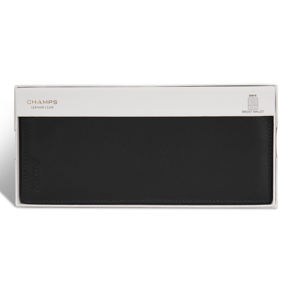 Onyx / Leather Breast Wallet EX-STOCK Canada 