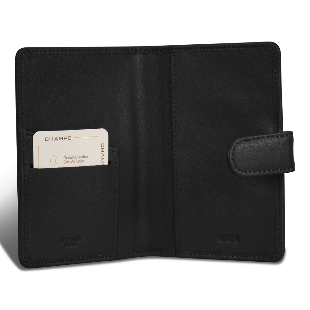Onyx / Leather Passport Case EX-STOCK Canada 