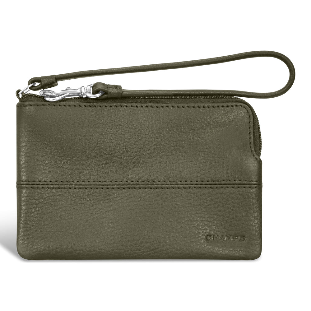 Onyx / Leather Wristlet EX-STOCK Canada 