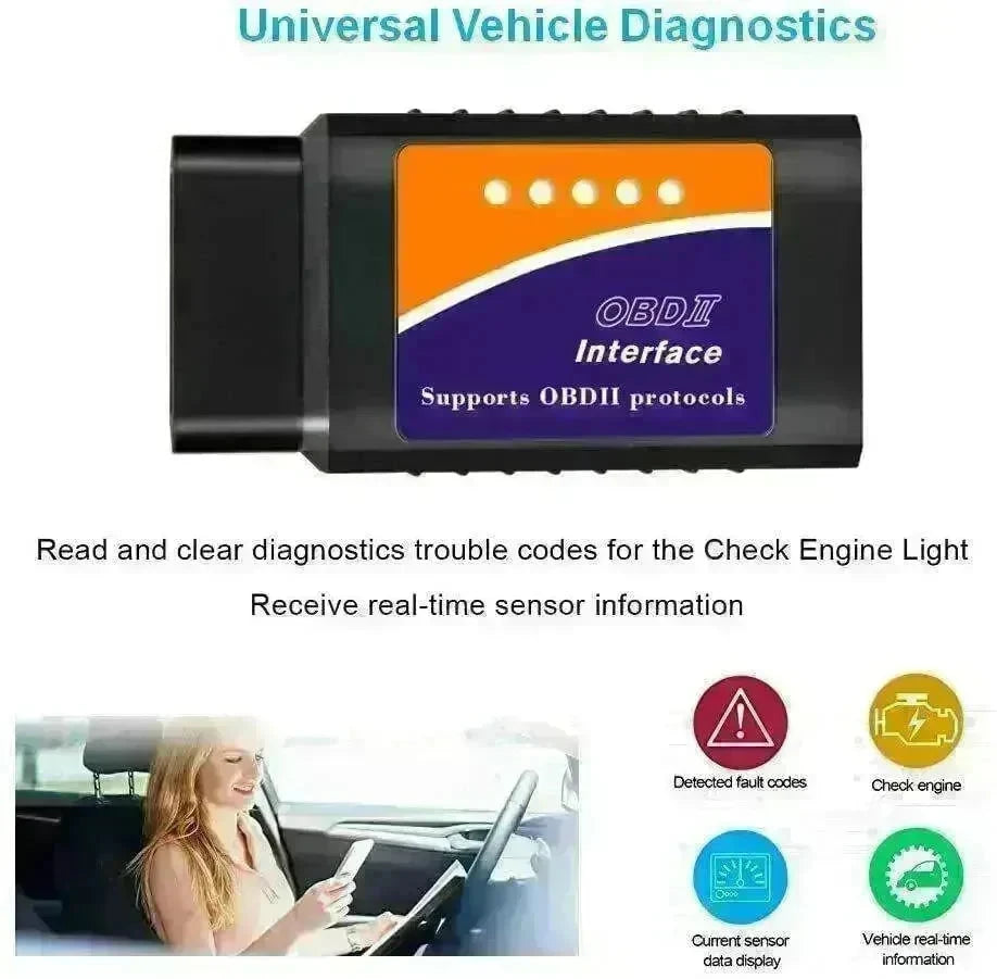 OBD2 Scanner Tool: Check Engine Fault Codes - EX-STOCK CANADA