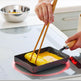 Yoshikawa Cook-Pal Ren Rolled Egg/Omelet  Pan (Medium) – Nitrided Carbon Steel, Made in Japan 
