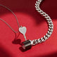 One Lock Love Little Lock Bracelet For Couple Necklace - EX-STOCK Canada