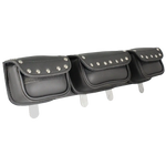 Bolsa para parabrisas de PVC recta con tachuelas cromadas Open RoadEX-STOCK Canada 