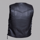 Open Road Men's 10 Pocket Leather Vest 
