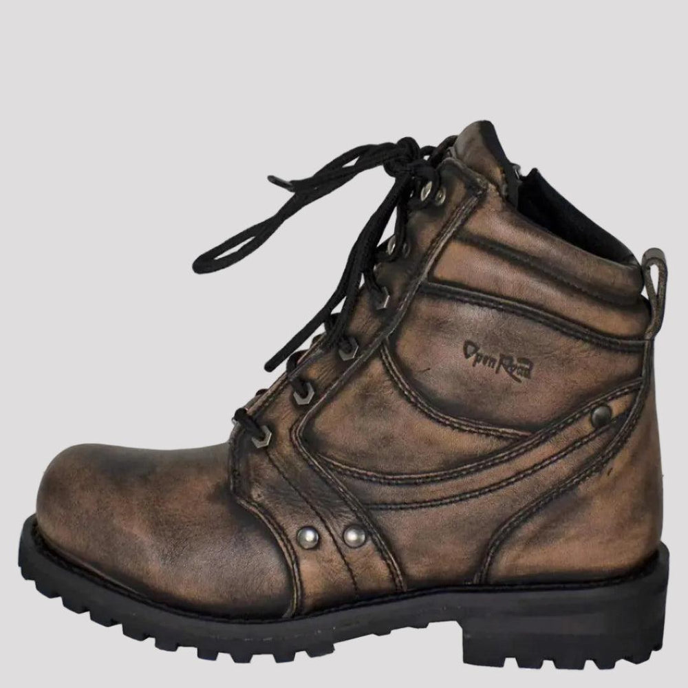 Bottes de moto à lacets pour hommes Open Road 7" 