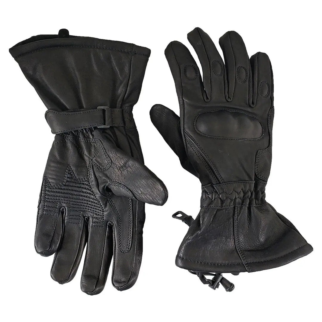Guantes de motociclista de cuero con hombreras para hombre Open RoadEX-STOCK Canada 