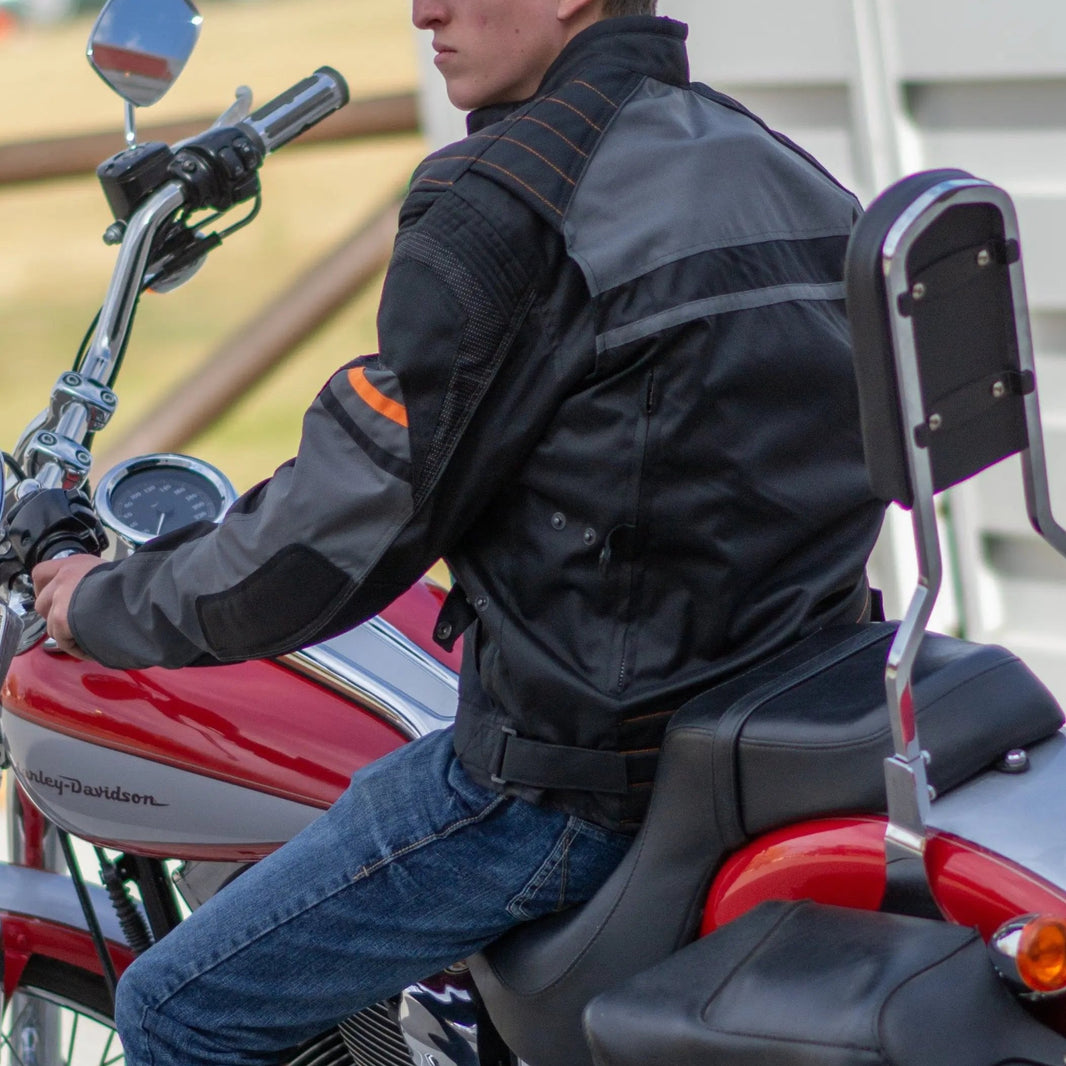Open Road Herren Motorradjacke aus gepanzertem TextilEX-STOCK Canada 