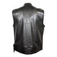 Gilet da club in pelle con interno in flanella da uomo Open RoadEX-STOCK Canada 