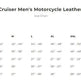 Open Road Men's Hooded Leather Motorcycle Jacket 