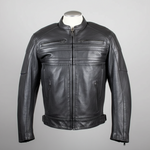 Open Road Men's Leather Armored Riding Jacket 
