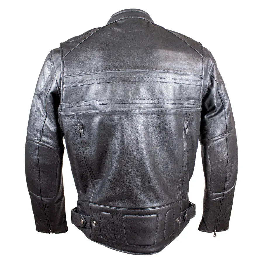 Open Road Herren Leder-Rennjacke mit PanzerungEX-STOCK Canada 