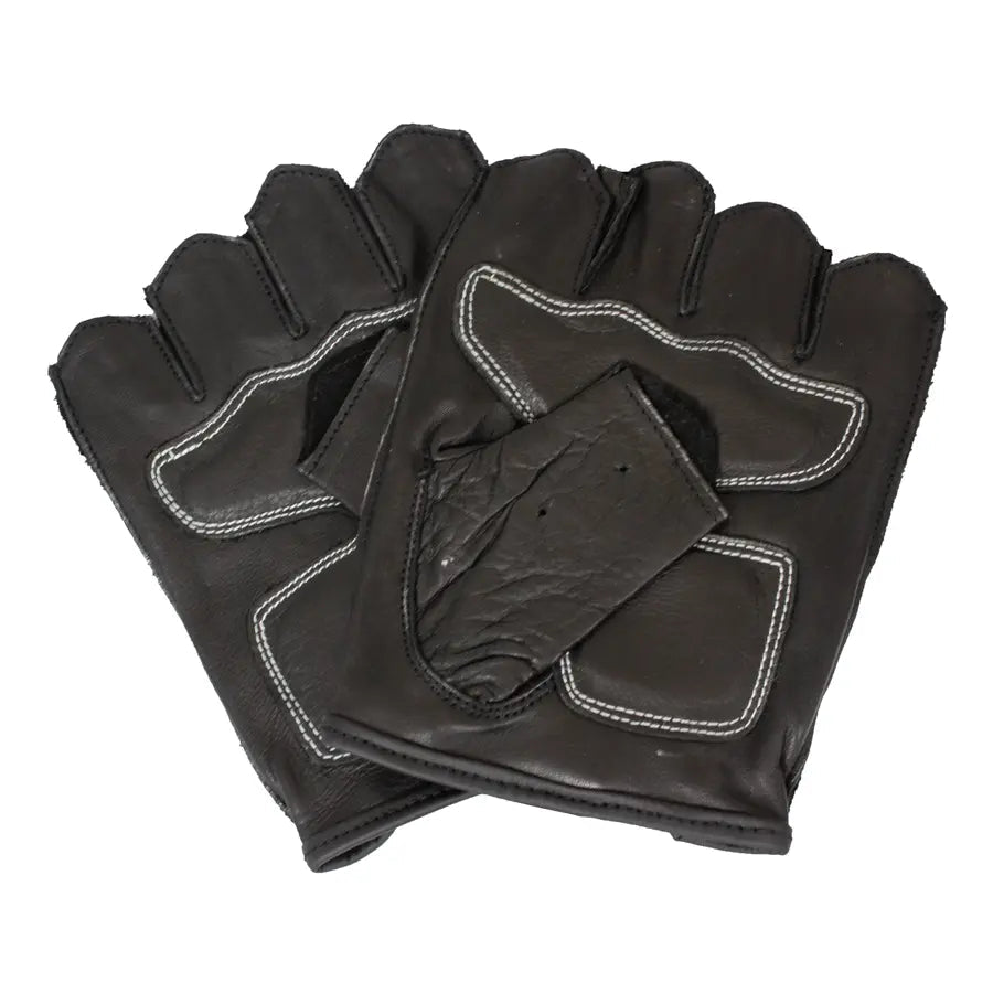 Guantes de cuero sin dedos para hombre Open RoadEX-STOCK Canada 