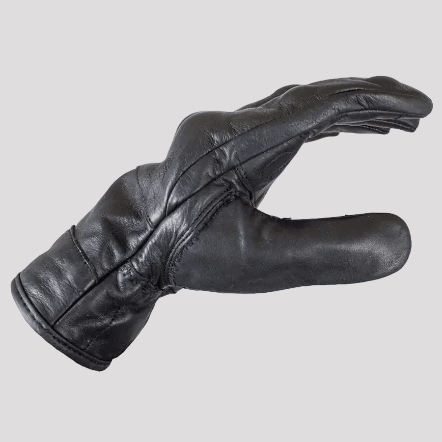 Open Road Men's Leather Kevlar Knuckle Motorcycle Gloves 