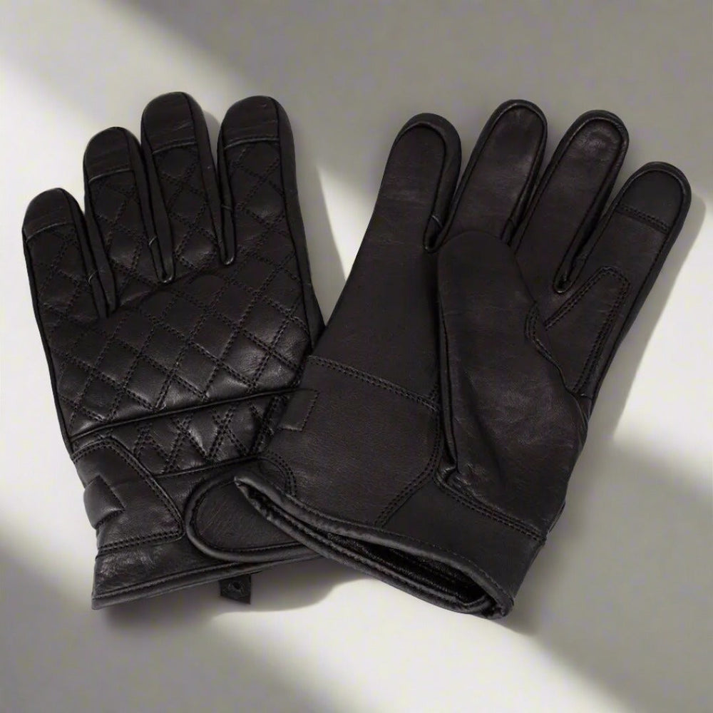 Guantes de cuero para hombre Open Road con costura de diamanteEX-STOCK Canada 