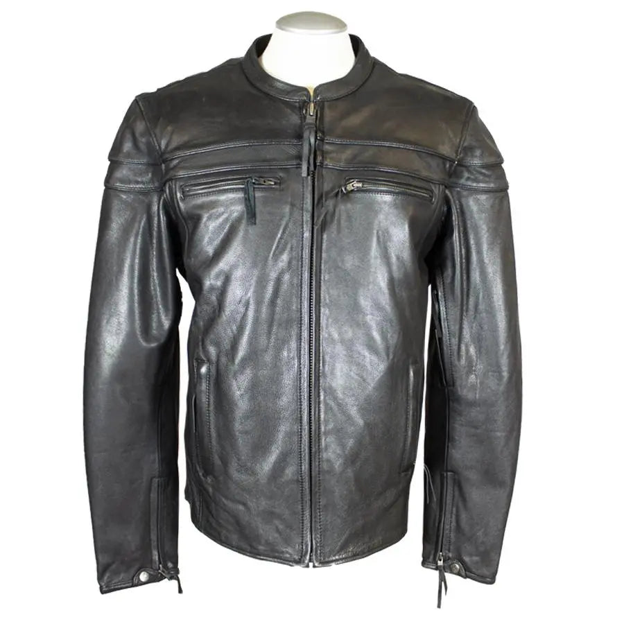 Open Road Herren Leder-Motorradjacke MaverickEX-STOCK Canada 