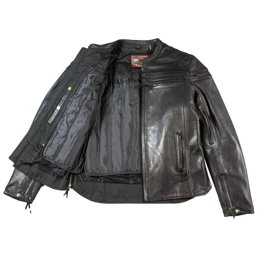 Open Road Herren Leder-Motorradjacke MaverickEX-STOCK Canada 