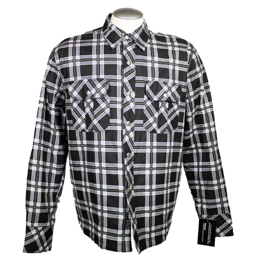 Chaqueta Camisa Acolchada de Franela a Cuadros para Hombre de Unik InternationalEX-STOCK Canada 