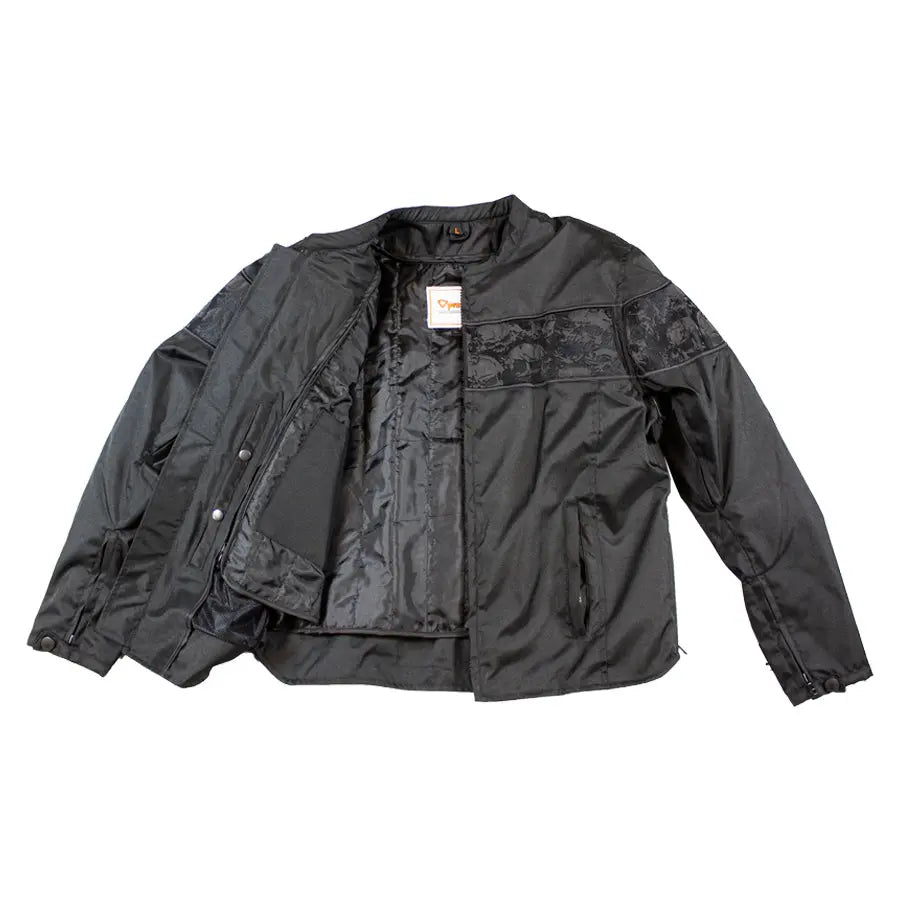 سترة موتوسيكل رجالية من أوبن رود بأقمشة عاكسة وعظم الجمجمةEX-STOCK Canada 