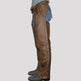Open Road Men's Vintage Brown 4 Pocket Premium Leather Chaps 