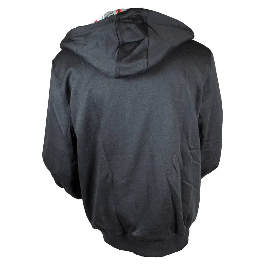Sudadera con cremallera para hombre Open Road con capucha a cuadrosEX-STOCK Canada 