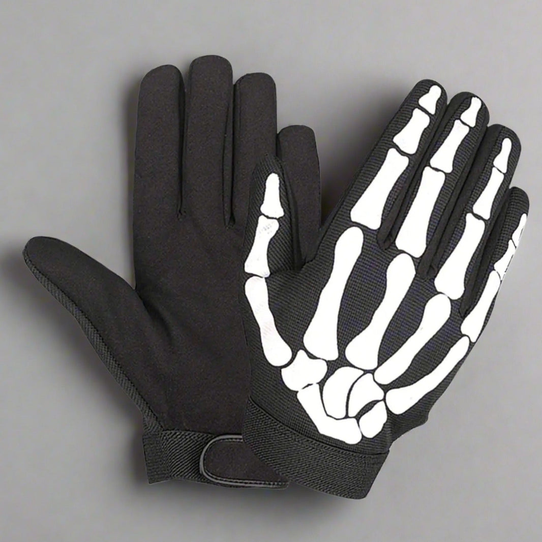 Open Road Skeleton Fabric Gloves EX-STOCK Canada 