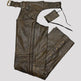 Open Road Women's Distressed Brown Leather Chaps 