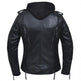Open Road Damen Hoodie Klassische Leder-MotorradjackeEX-STOCK Canada 