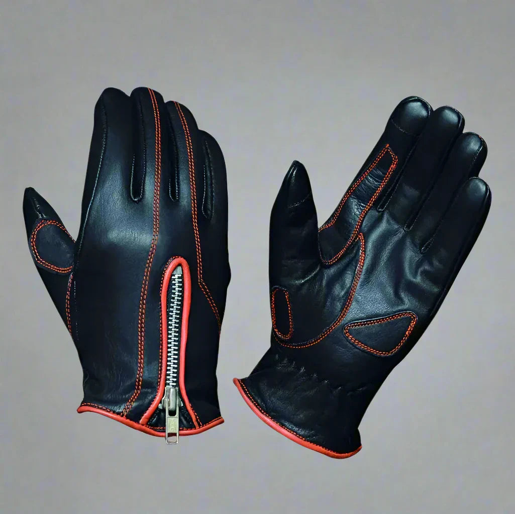 Guantes de cuero para motocicleta de mujer Open RoadEX-STOCK Canada 