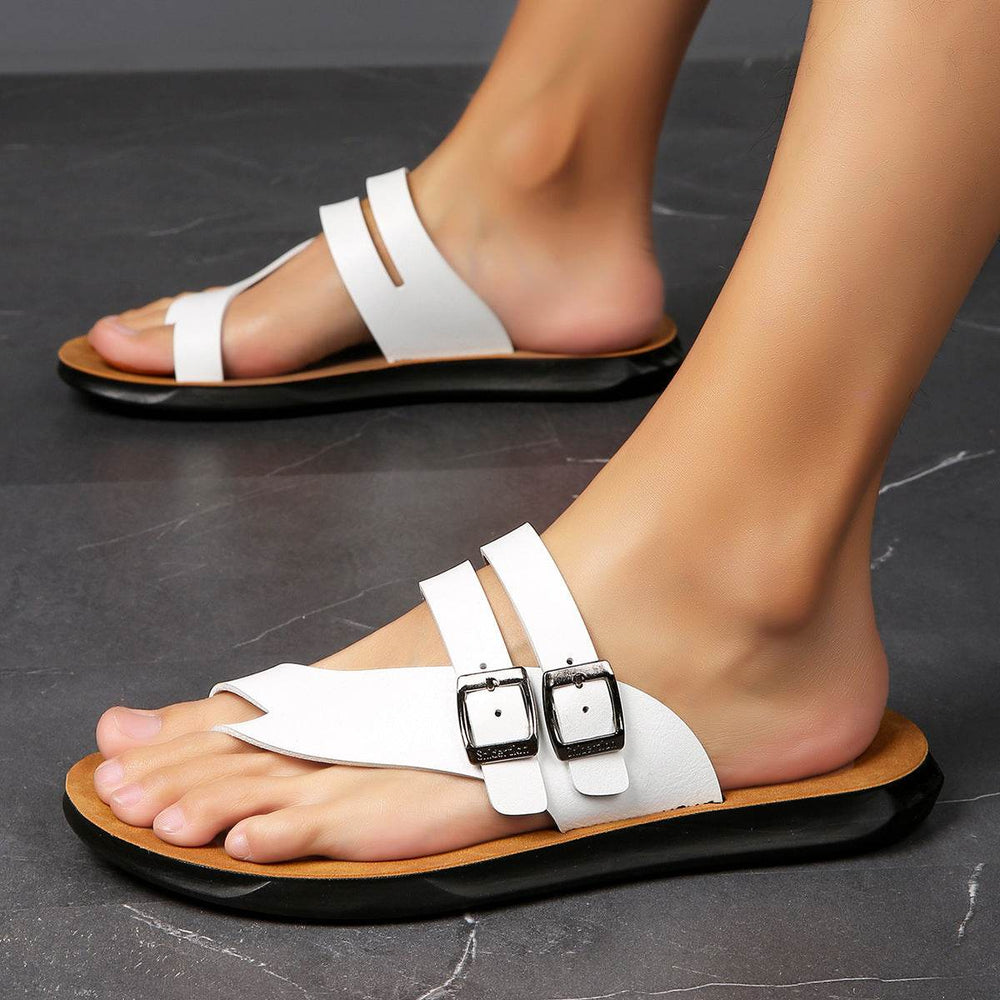 Outdoor Fashion Flat Bottom Flip-Flops Slippers Non-slip Bathroom Beach Shoes  EX-STOCK CANADA