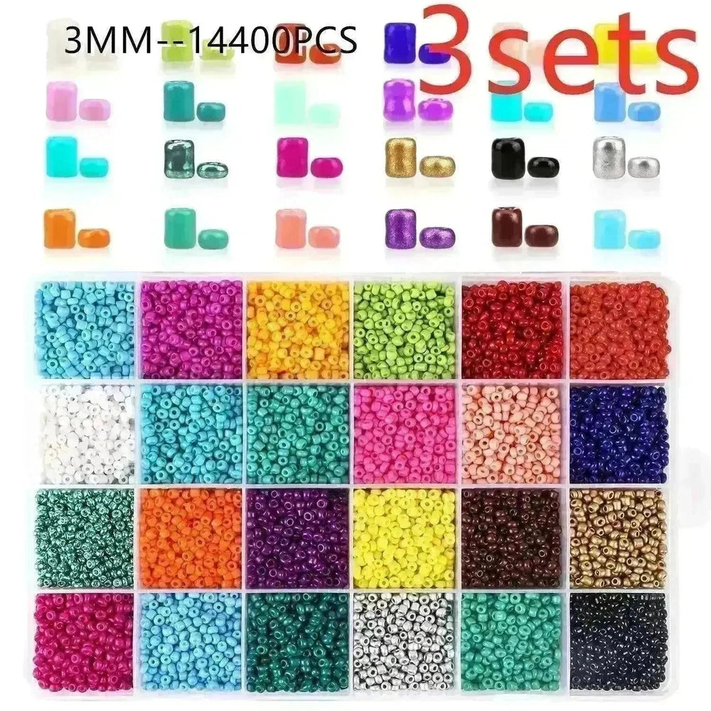 Paint dyed core beads 24 grids - EX-STOCK CANADA