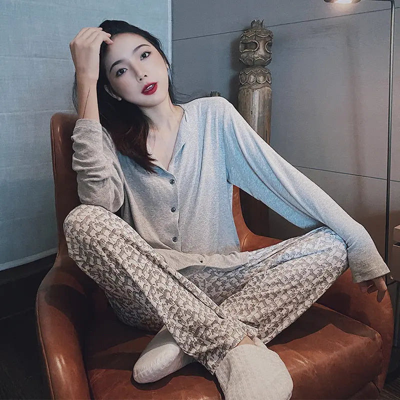 Pajamas For Women In Spring And Autumn - EX-STOCK Canada
